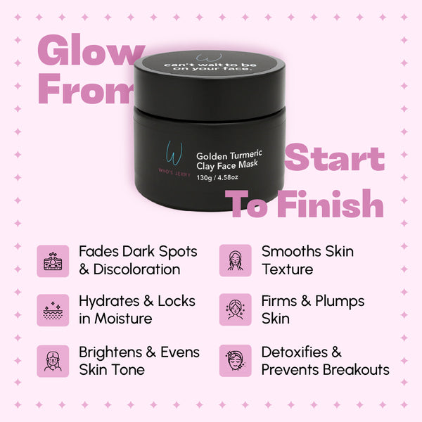 Golden Turmeric Clay Face Mask