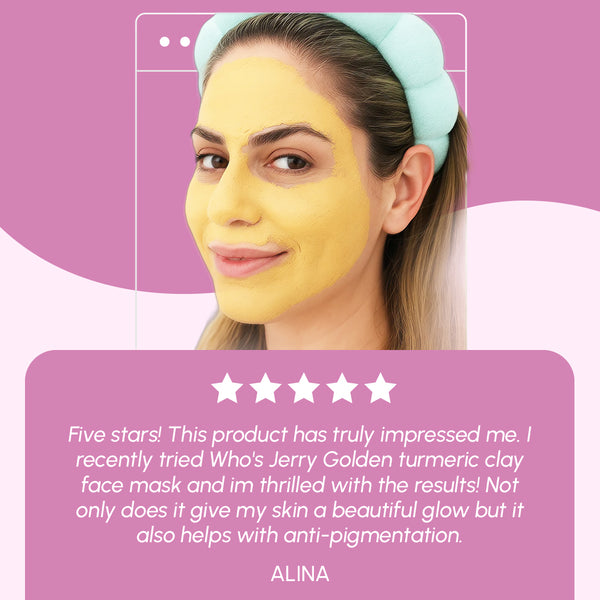 Golden Turmeric Clay Face Mask