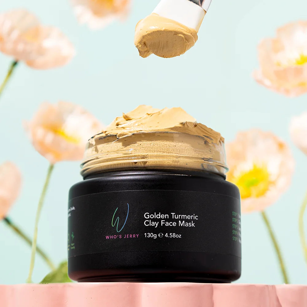 Golden Turmeric Clay Face Mask
