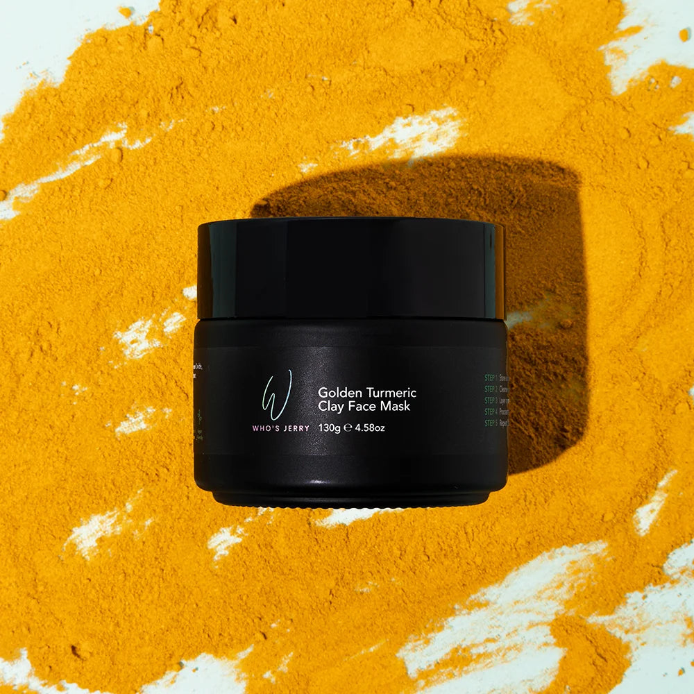 Golden Turmeric Clay Face Mask
