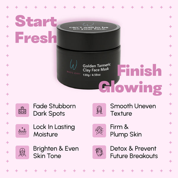 Golden Turmeric Clay Face Mask